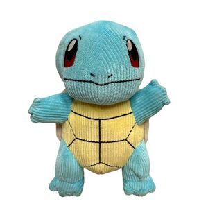 Pokémon 8" Corduroy Squirtle Plush Stuffed Animal Toy Limited Edition